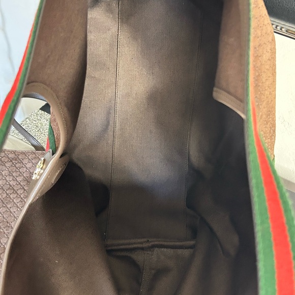 Gucci Giglio Large Dark Brown Suede Tote NYC 5th Ave Exclusive!!! - Picture 16 of 16